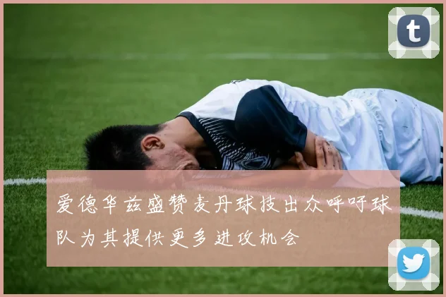 爱德华兹盛赞麦丹球技出众呼吁球队为其提供更多进攻机会