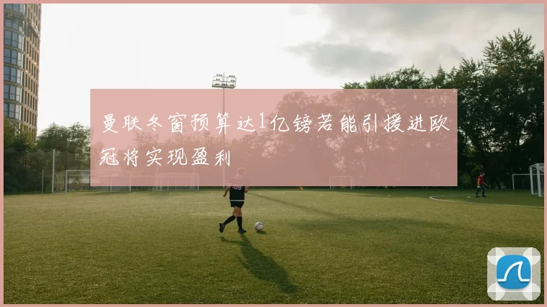 曼联冬窗预算达1亿镑若能引援进欧冠将实现盈利